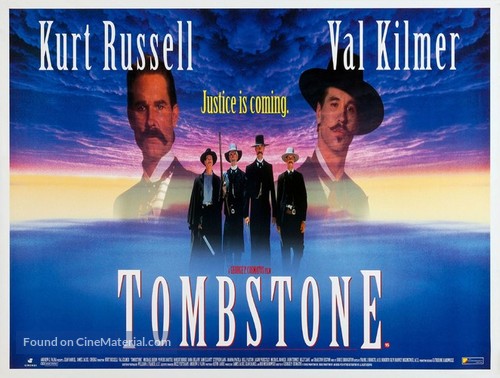 Tombstone - British Movie Poster