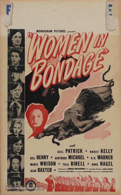 Women in Bondage - Theatrical movie poster