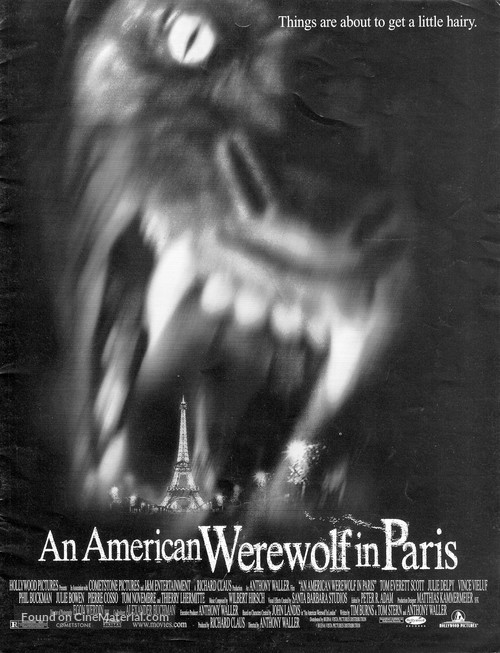 An American Werewolf in Paris - Movie Poster