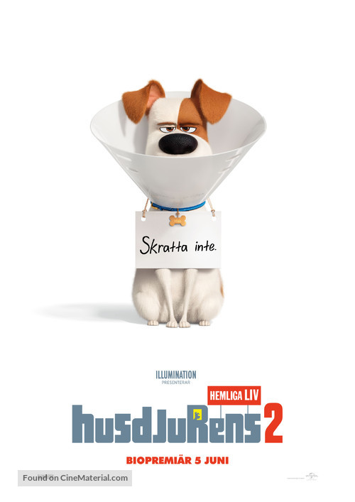 The Secret Life of Pets 2 - Swedish Movie Poster