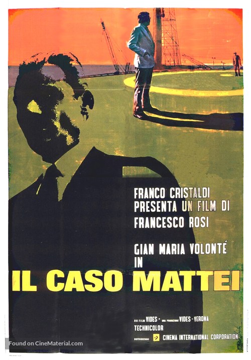 Caso Mattei, Il - Italian Movie Poster