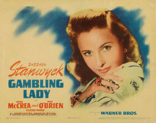 Gambling Lady - Re-release movie poster