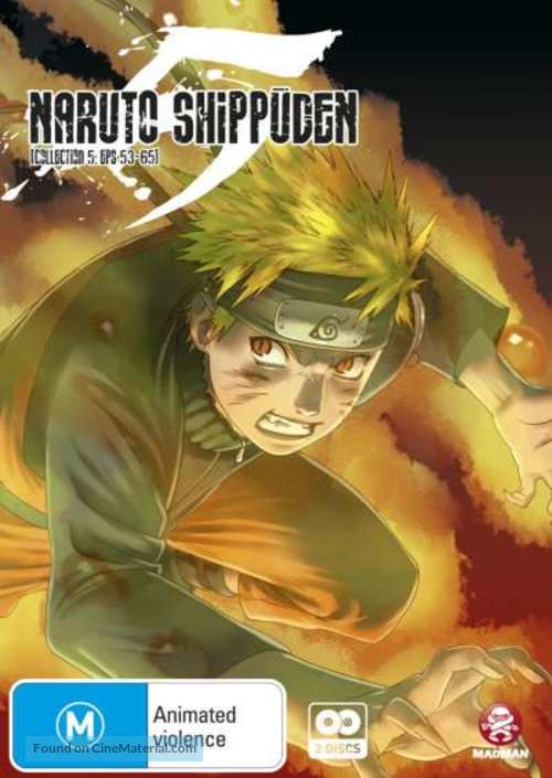 &quot;Naruto: Shipp&ucirc;den&quot; - Australian DVD movie cover