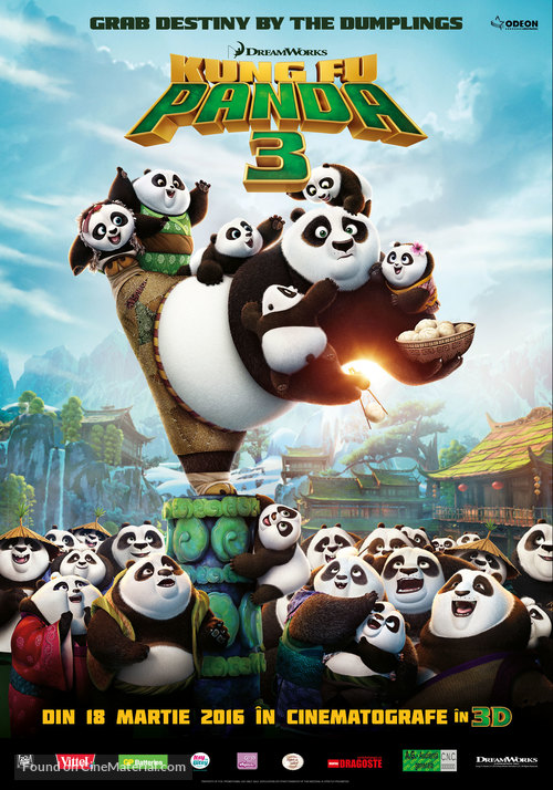 Kung Fu Panda 3 - Romanian Movie Poster