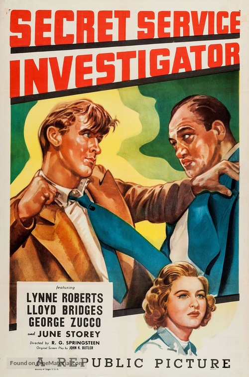 Secret Service Investigator - Movie Poster