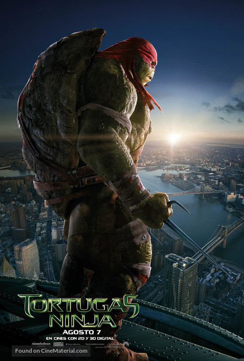 Teenage Mutant Ninja Turtles - Mexican Movie Poster