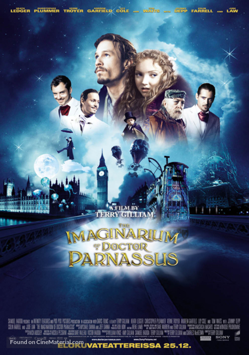 The Imaginarium of Doctor Parnassus - Finnish Movie Poster