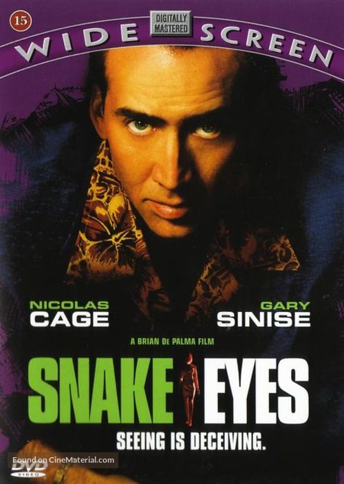 Snake Eyes - Danish DVD movie cover