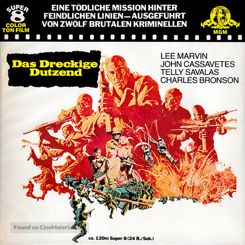 The Dirty Dozen - German Movie Cover