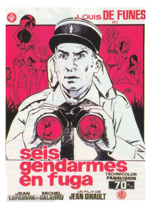 Le gendarme en balade - Spanish Movie Poster