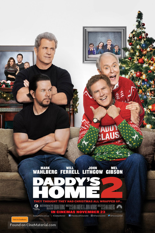 Daddy&#039;s Home 2 - Australian Movie Poster