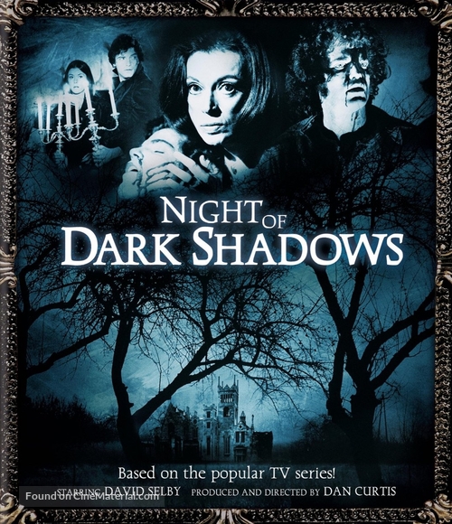 Night of Dark Shadows - Blu-Ray movie cover