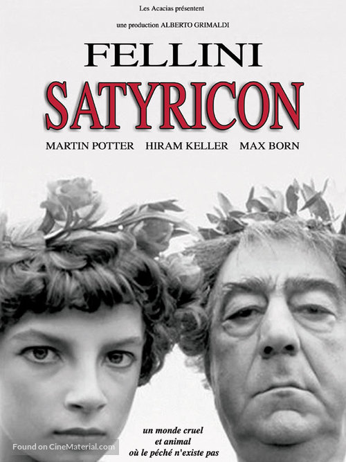 Fellini - Satyricon - French DVD movie cover