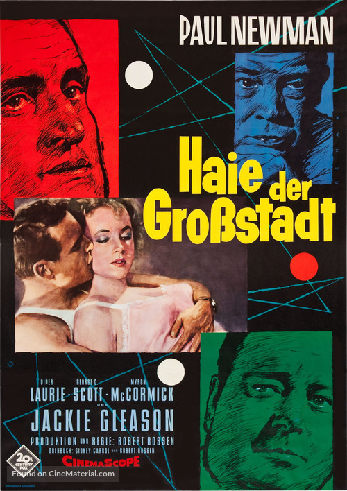The Hustler - German Movie Poster