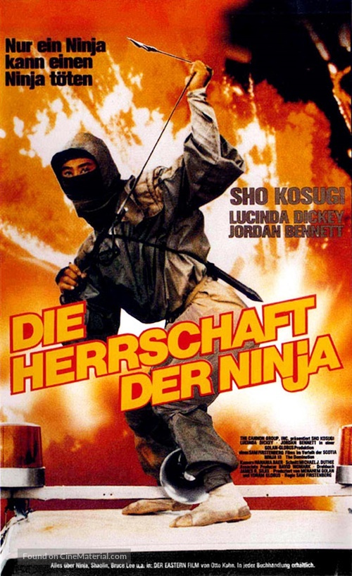 Ninja III: The Domination - German VHS movie cover