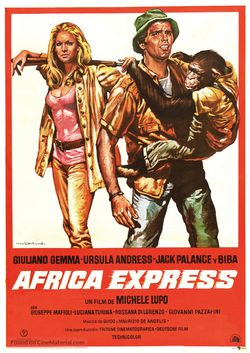 Africa Express - Spanish Movie Poster