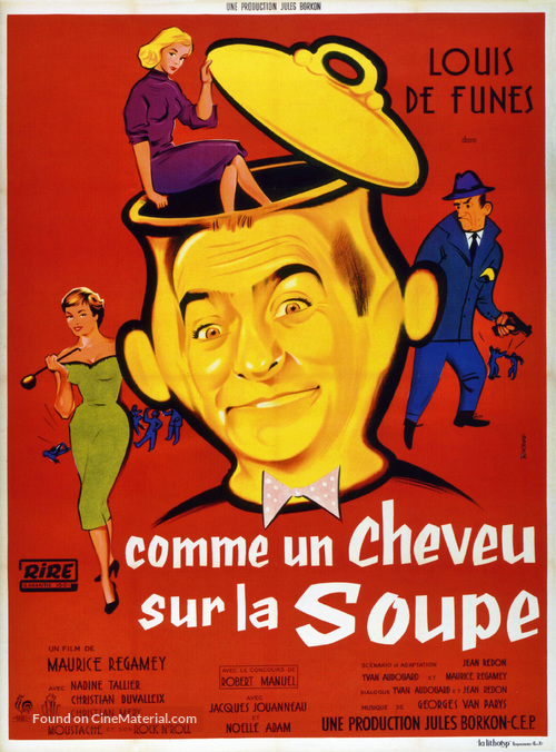 Comme un cheveu sur la soupe - French Movie Poster