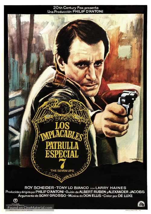 The Seven-Ups - Spanish Movie Poster