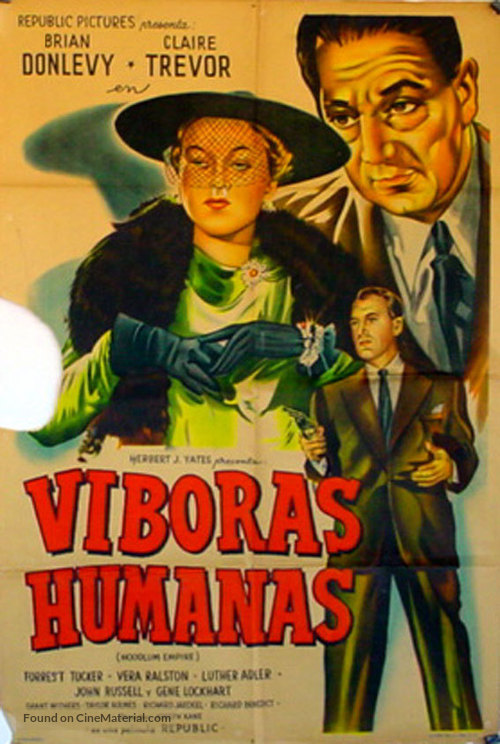 Hoodlum Empire - Argentinian Movie Poster