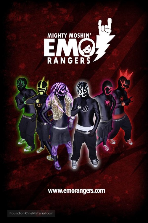 &quot;Mighty Moshin&#039; Emo Rangers&quot; - British Movie Poster