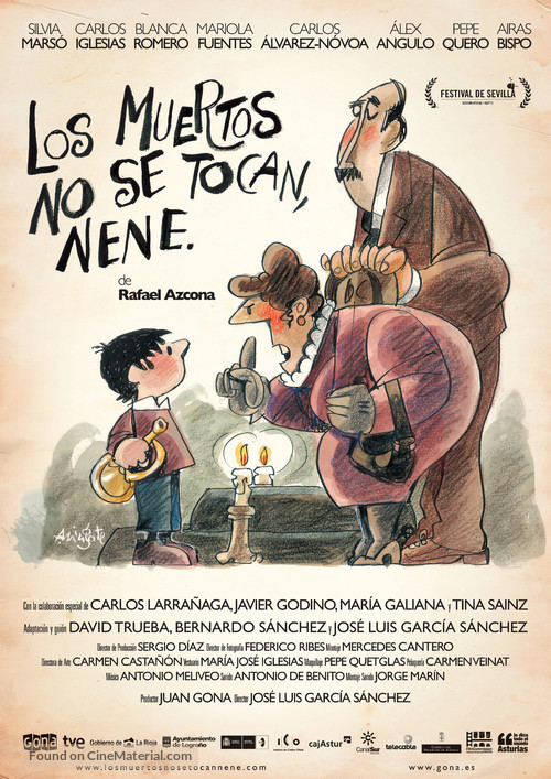 Los muertos no se tocan, nene - Spanish Movie Poster