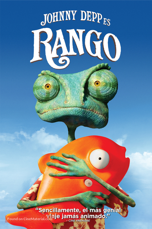 Rango - Argentinian DVD movie cover