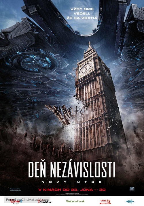 Independence Day: Resurgence - Slovak Movie Poster