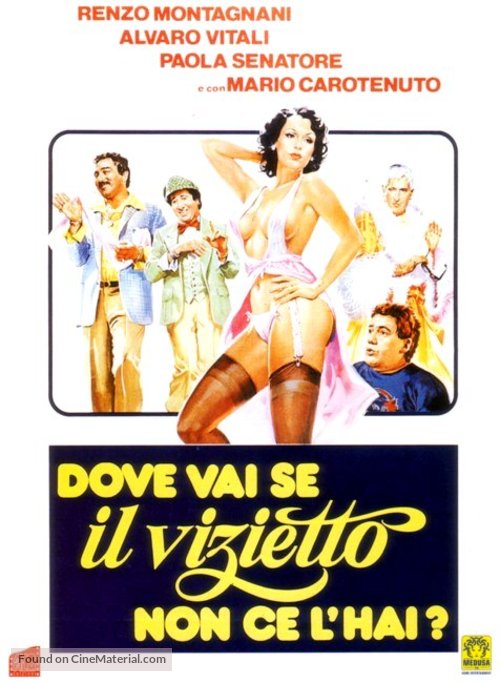 Dove vai se il vizietto non ce l&#039;hai? - Italian DVD movie cover