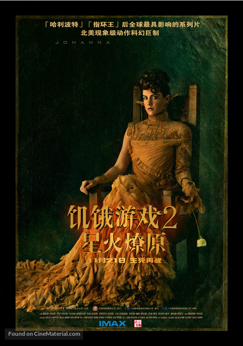 The Hunger Games: Catching Fire - Chinese Movie Poster