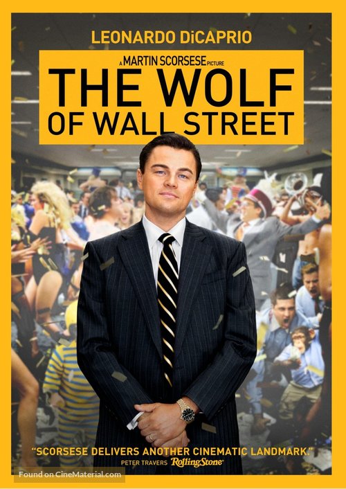 The Wolf of Wall Street - DVD movie cover