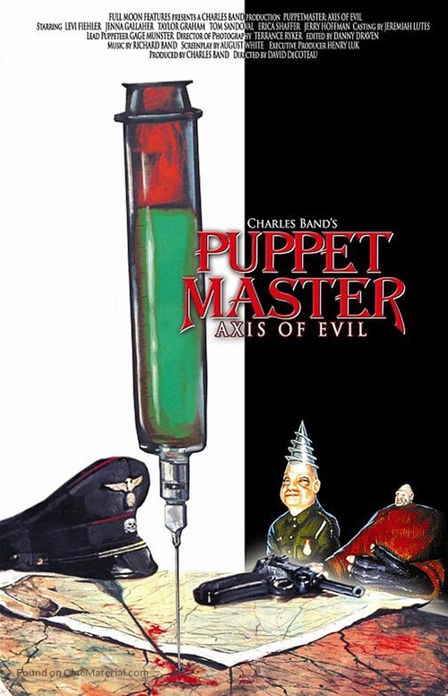 Puppet Master: Axis of Evil - German DVD movie cover