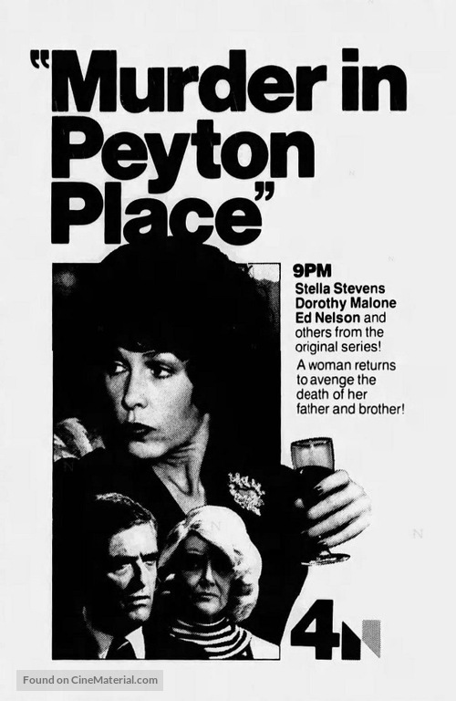 Murder in Peyton Place - poster