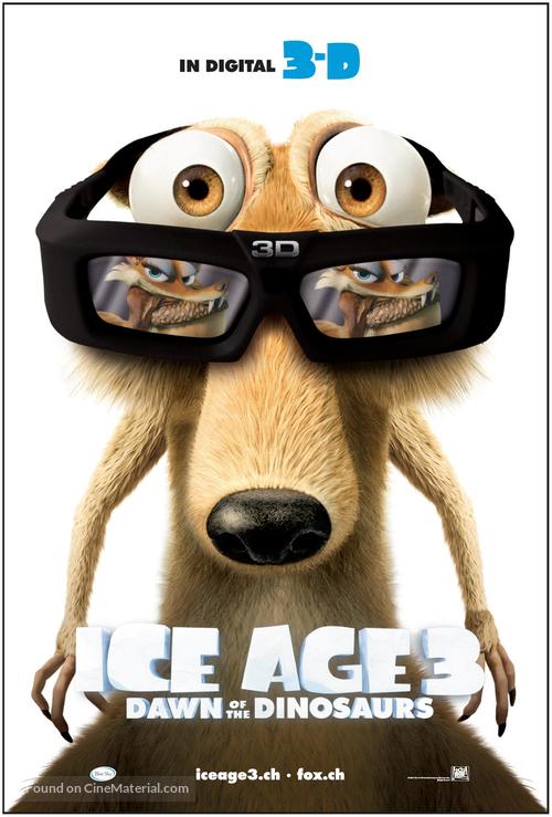 Ice Age: Dawn of the Dinosaurs - Swiss Movie Poster