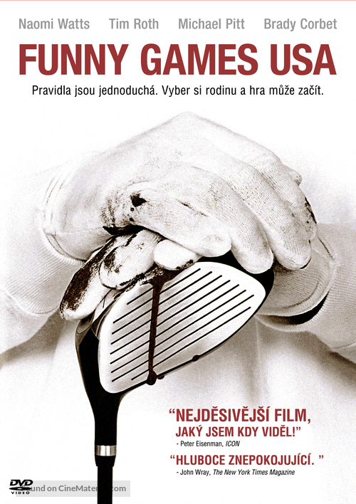 Funny Games U.S. - Slovak DVD movie cover