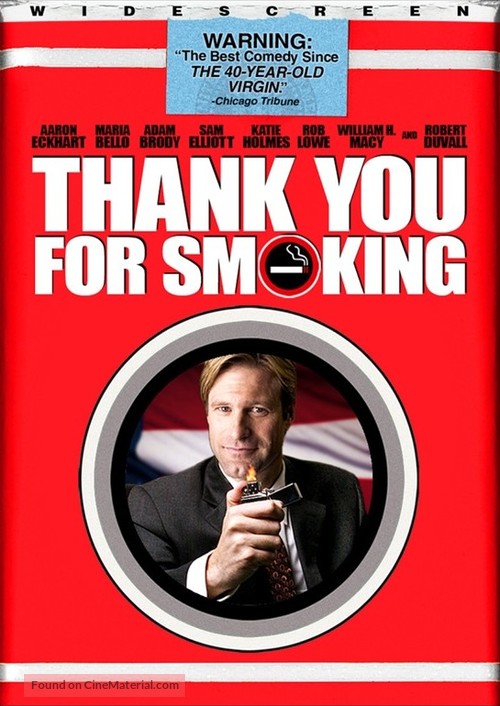 Thank You For Smoking - Movie Cover
