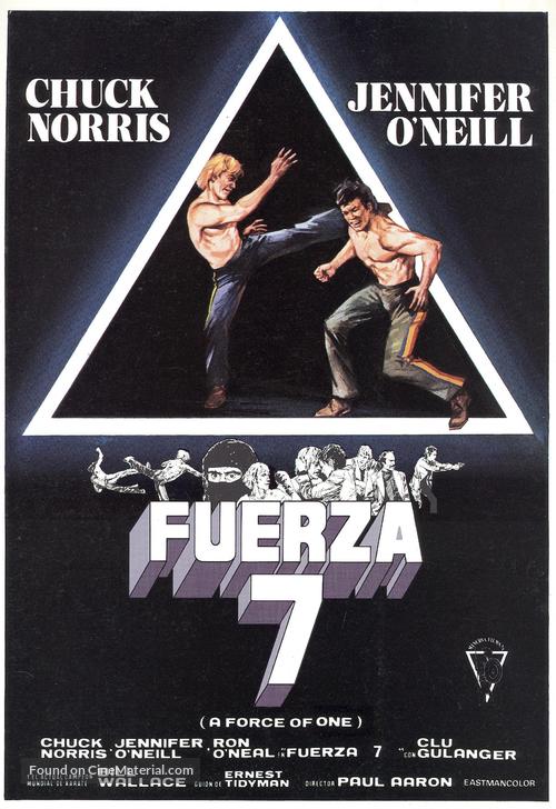 A Force of One - Spanish Movie Poster