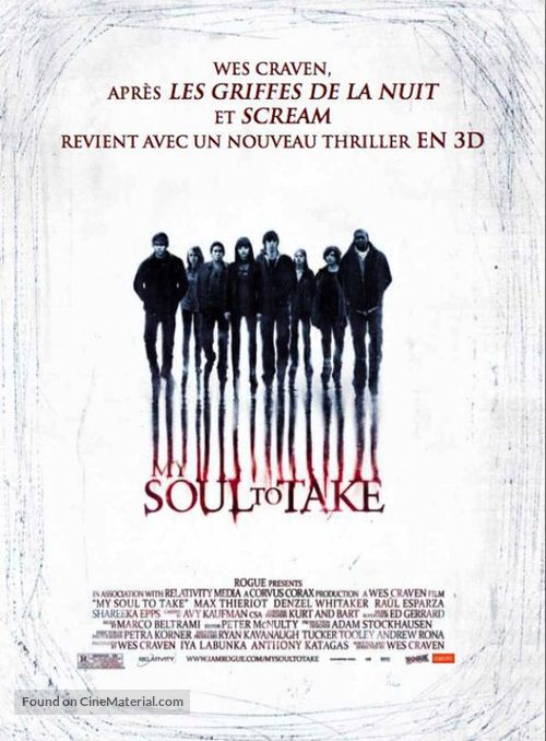 My Soul to Take - French Movie Poster