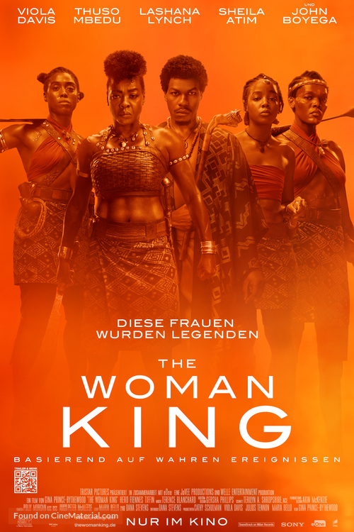 The Woman King - Danish Movie Poster