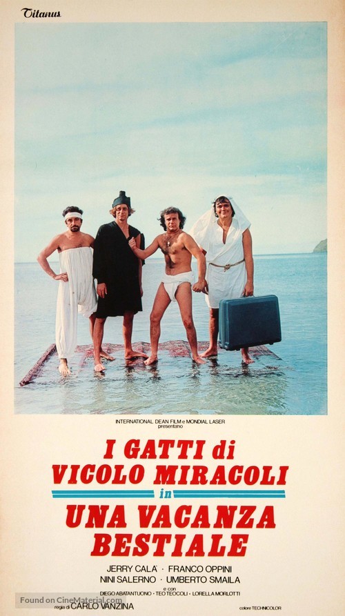 Una vacanza bestiale - Italian Movie Cover