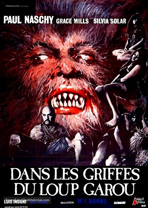 La maldici&oacute;n de la bestia - French Movie Poster
