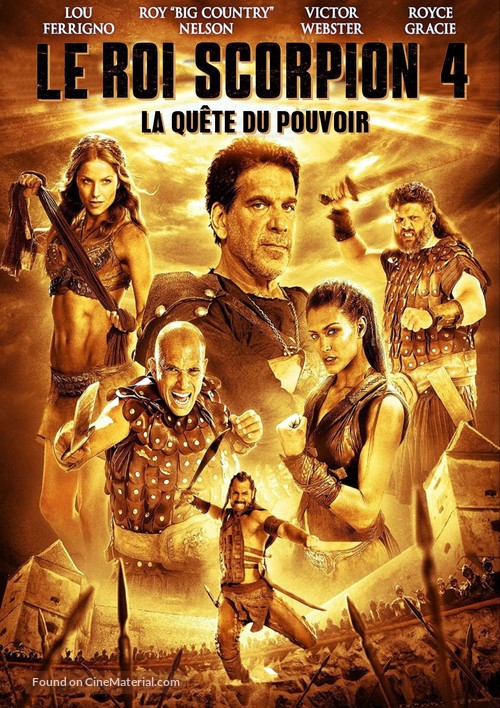 The Scorpion King: The Lost Throne - French DVD movie cover