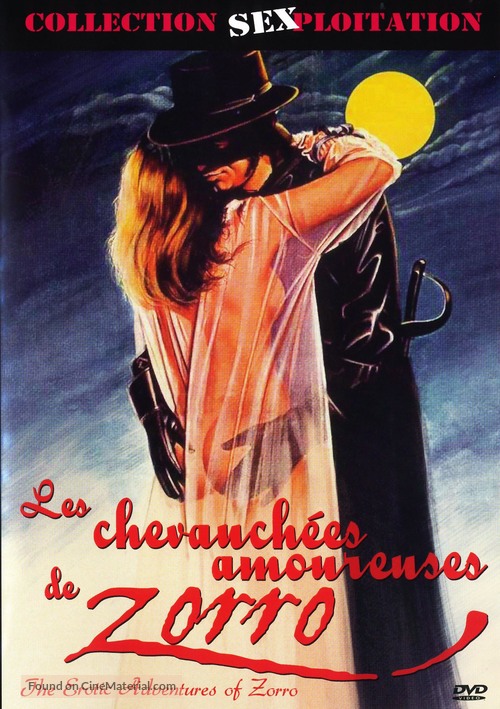 The Erotic Adventures of Zorro - French DVD movie cover