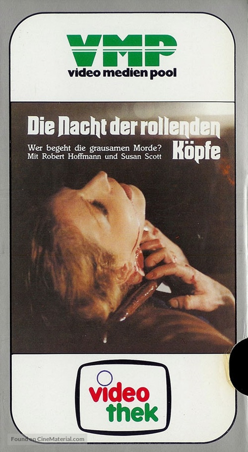 Passi di danza su una lama di rasoio - German VHS movie cover
