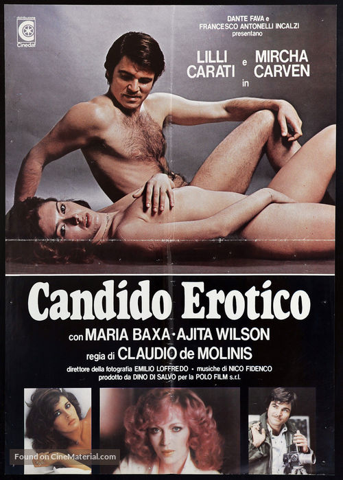 Candido erotico - Italian Movie Poster