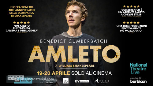 National Theatre Live: Hamlet - Italian Movie Poster