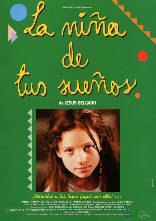 La ni&ntilde;a de tus sue&ntilde;os - Spanish Movie Poster