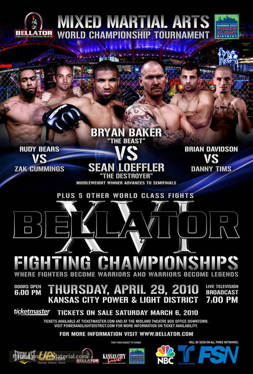 &quot;Bellator Fighting Championships&quot; - Movie Poster