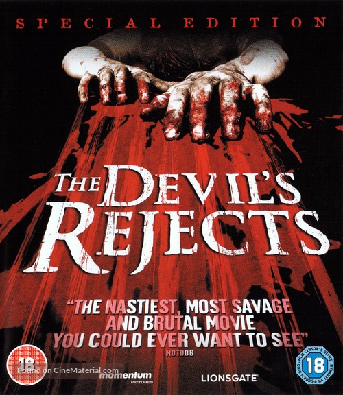 The Devil&#039;s Rejects - British Movie Cover