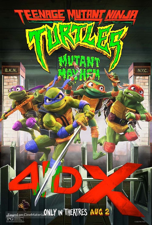 Teenage Mutant Ninja Turtles: Mutant Mayhem - Movie Poster