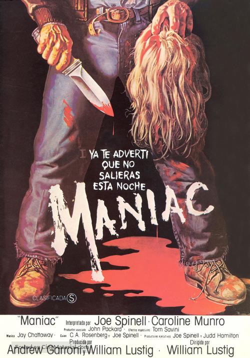 Maniac - Spanish Movie Poster